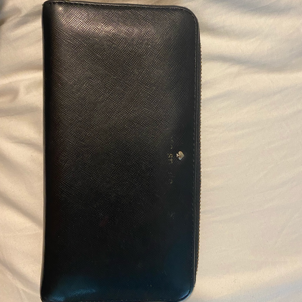 Kate Spade Black Zip Wallet